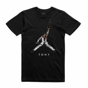 Streetwear on Demand JMPMN SCARFACE TEE BLACK