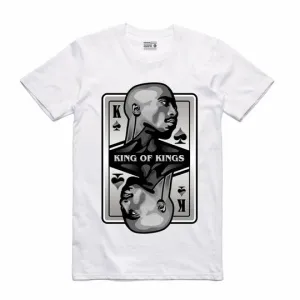 Streetwear on Demand KING OF KINGS THUG TEE WHITE