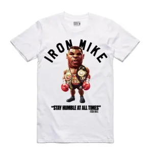 Streetwear on Demand TOONS IRON MIKE TEE WHITE