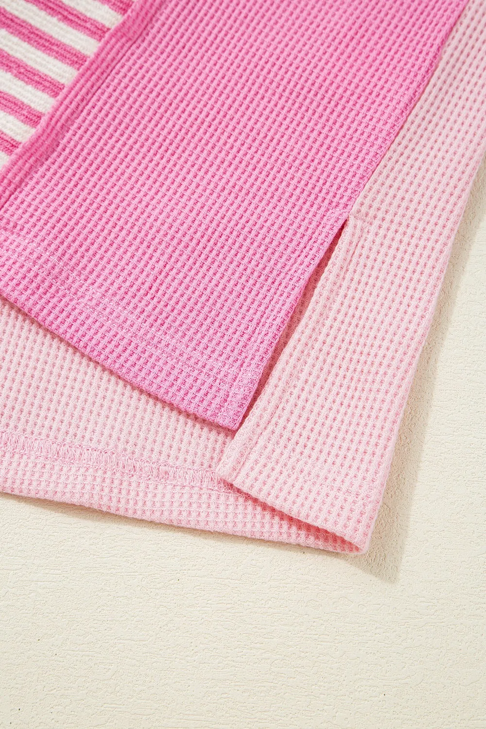 Stripe Color Block Half Sleeve T Shirt