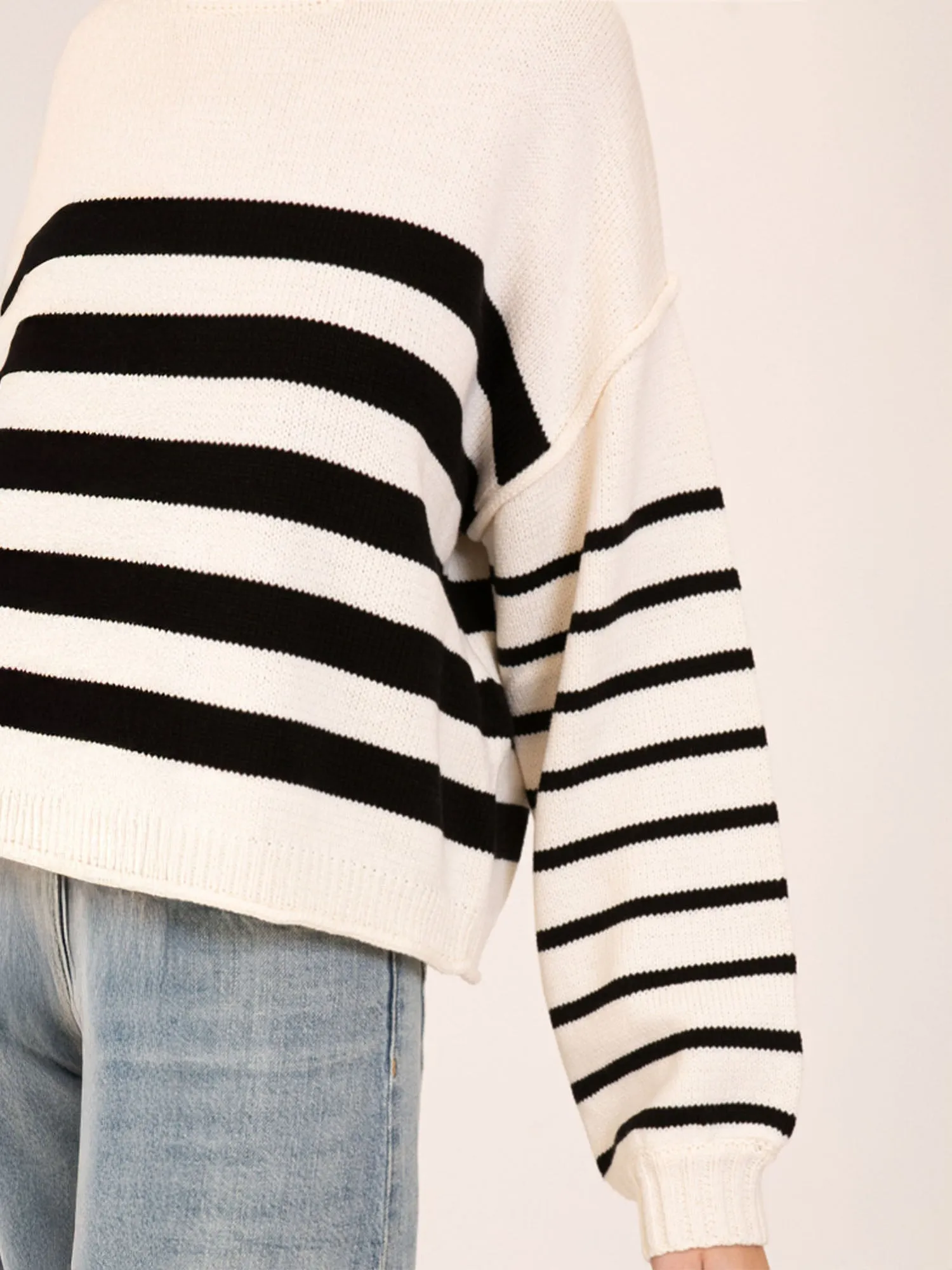 Striped Crew Neck Sweater