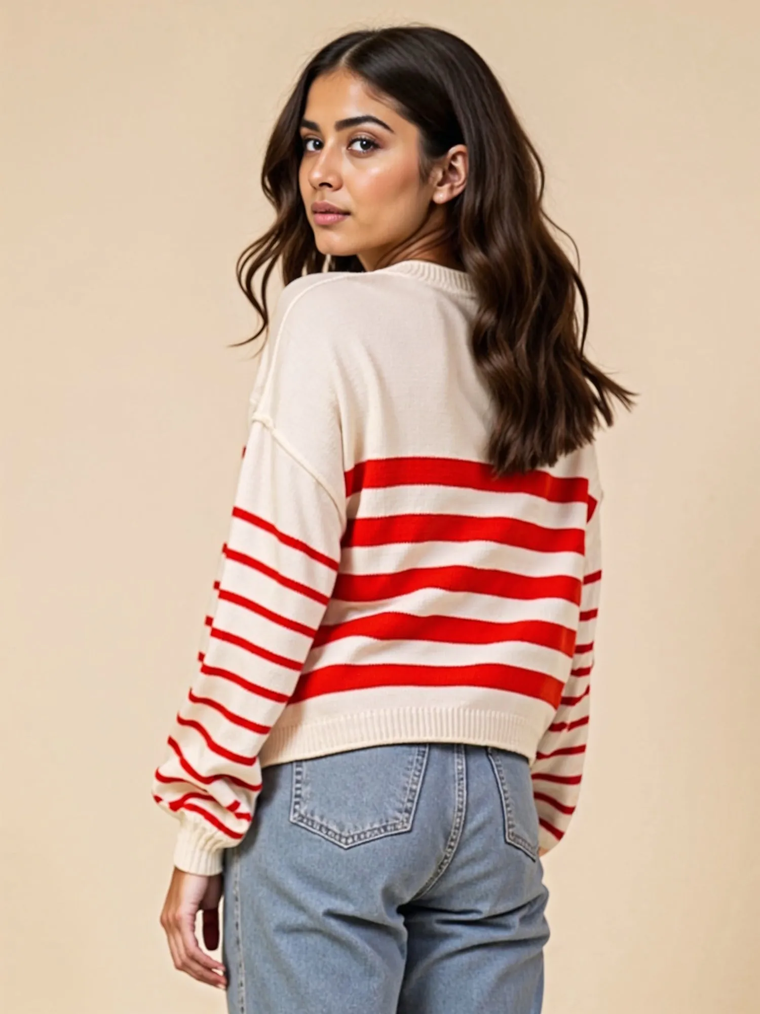 Striped Crew Neck Sweater