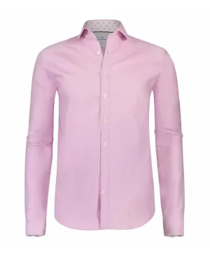 Structured Long Sleeve Buttondown Shirt Pink