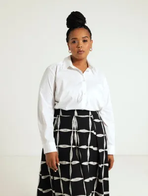 Structured Shirt - White