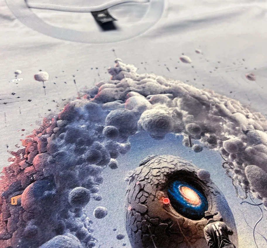 Structured Universe Mens T Powder Grey