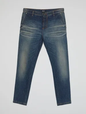 Studded Denim Jeans