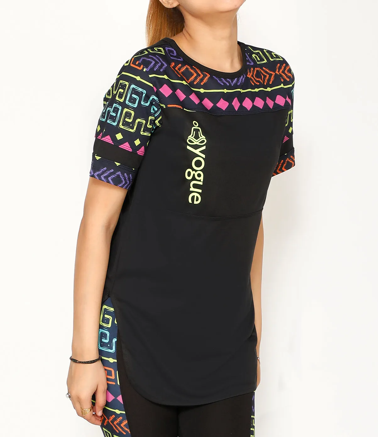 Subsahara Black Long T-Shirt