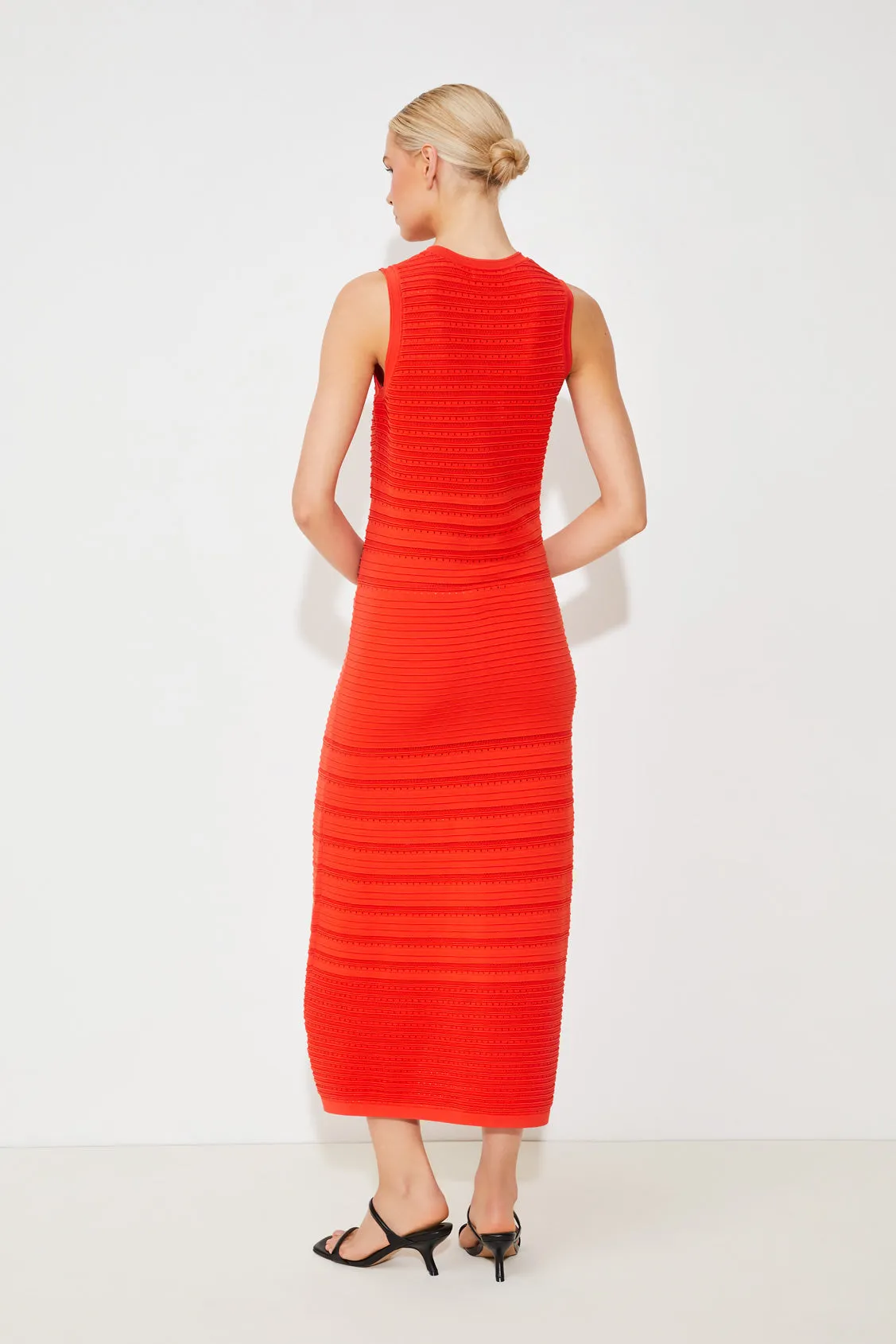 Suncoo Cimea Sleeveless Knitted Midi Dress