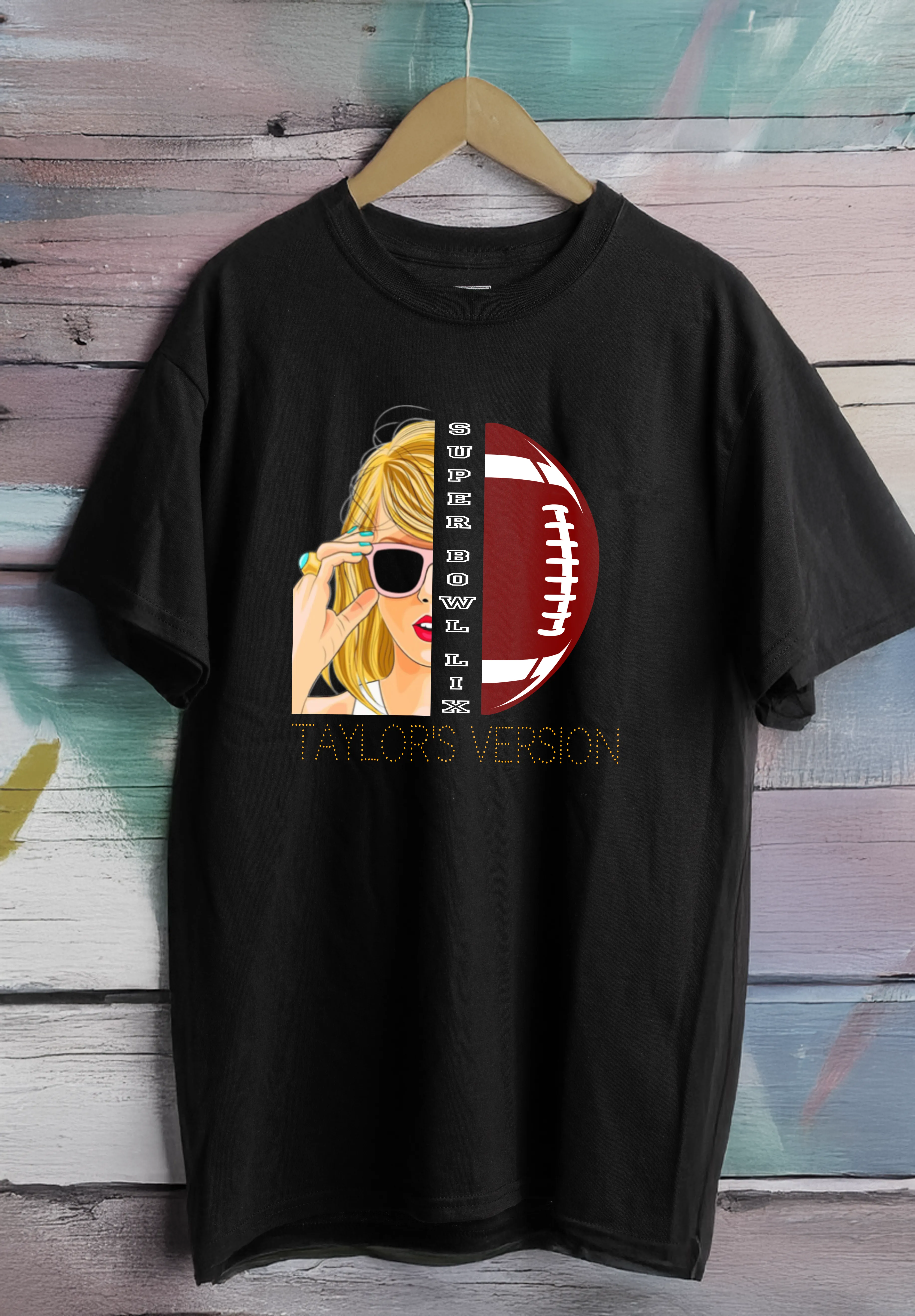Super Bowl LIX Split Taylor and Football Game day Shirt