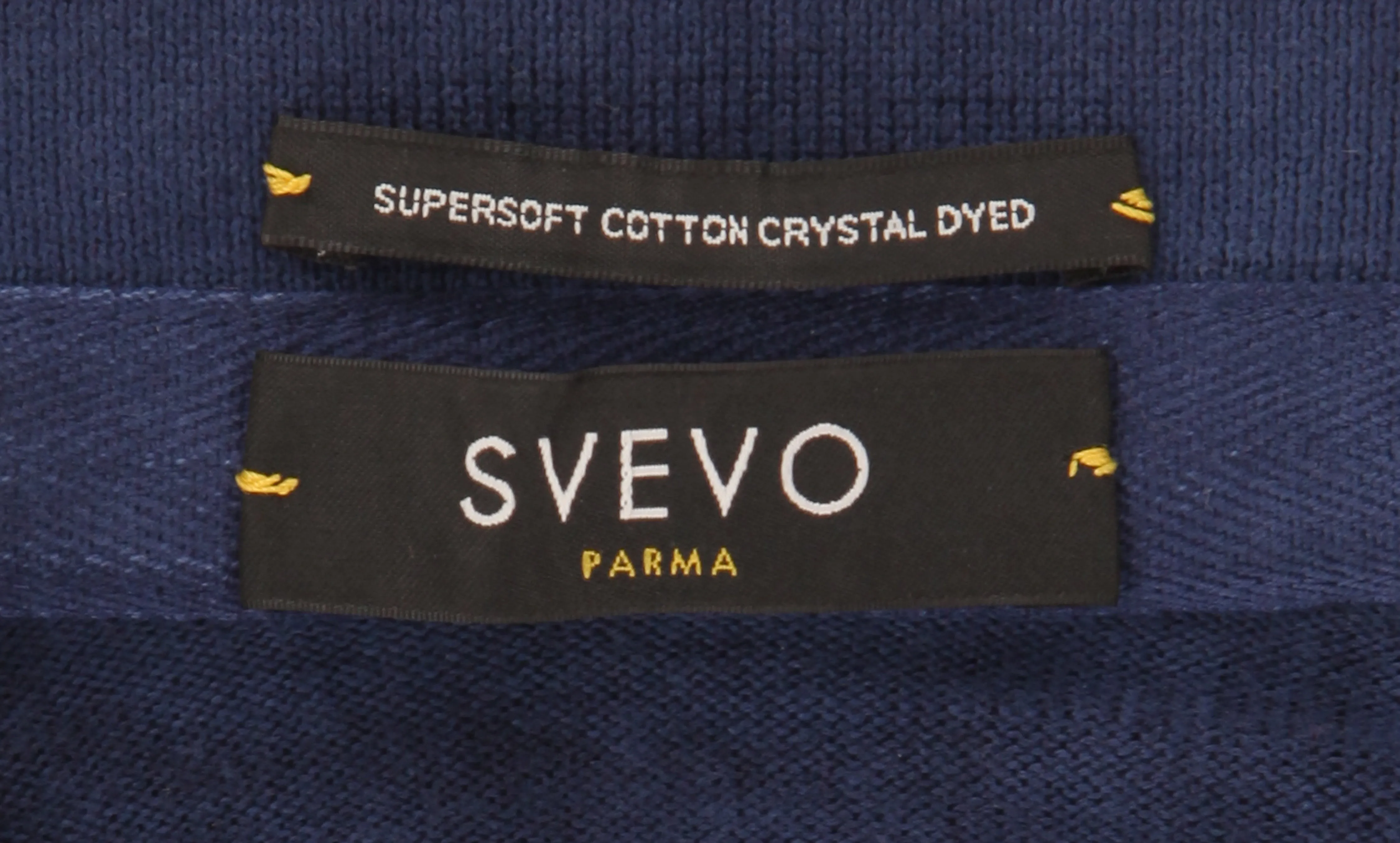 Svevo Parma Navy Blue 1/4 Button Polo Sweater