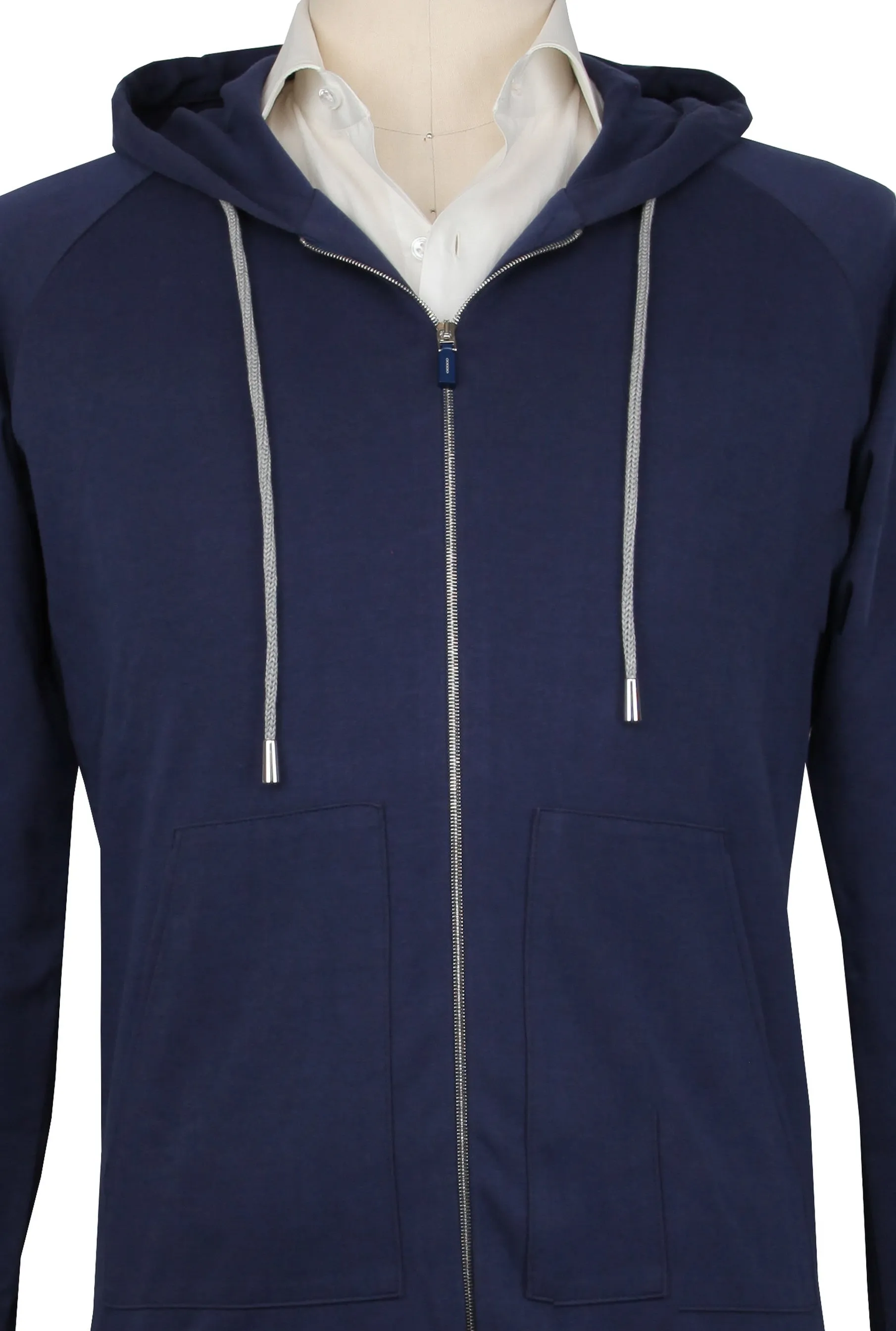 Svevo Parma Navy Blue Hooded Sweater