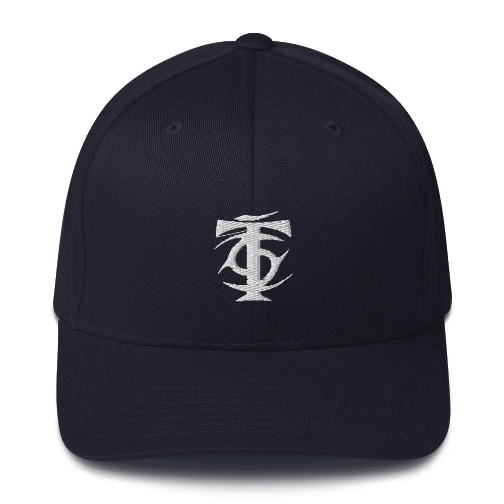 T Nation Structured Flexfit Cap - White Logo