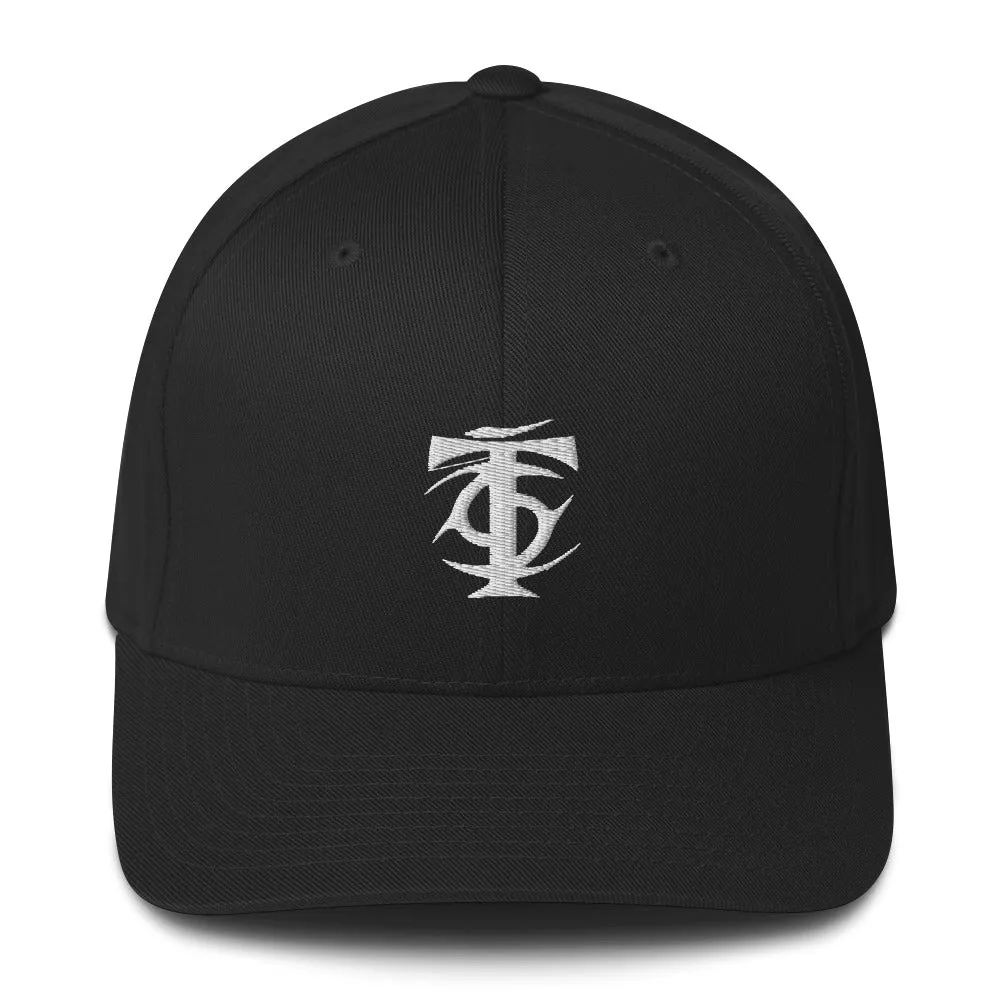 T Nation Structured Flexfit Cap - White Logo