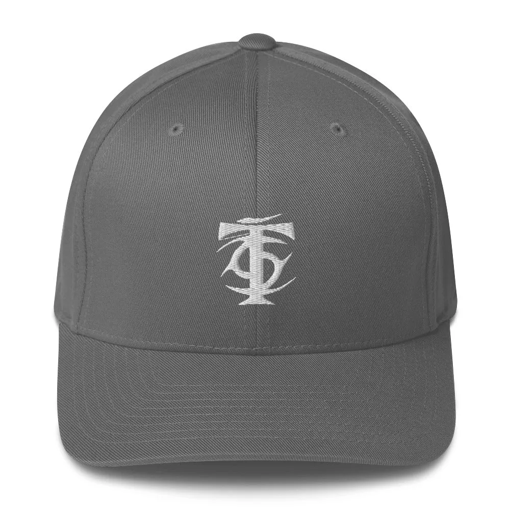 T Nation Structured Flexfit Cap - White Logo