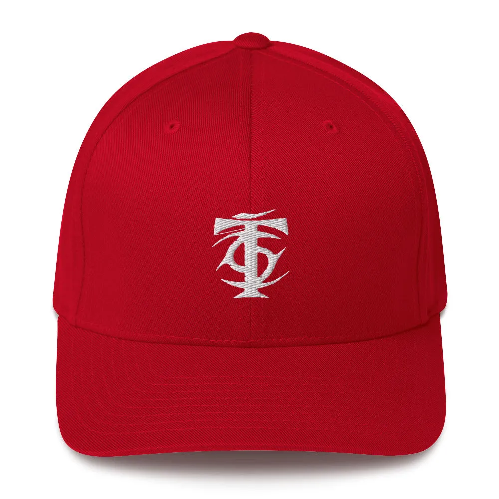 T Nation Structured Flexfit Cap - White Logo