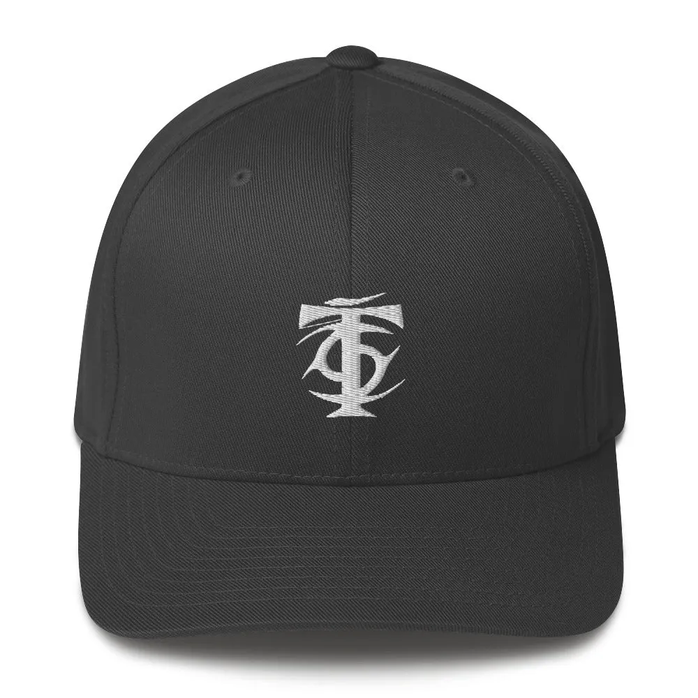 T Nation Structured Flexfit Cap - White Logo