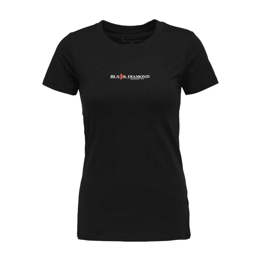 T-Shirt Black Diamond Heritage Wordmark Femmes