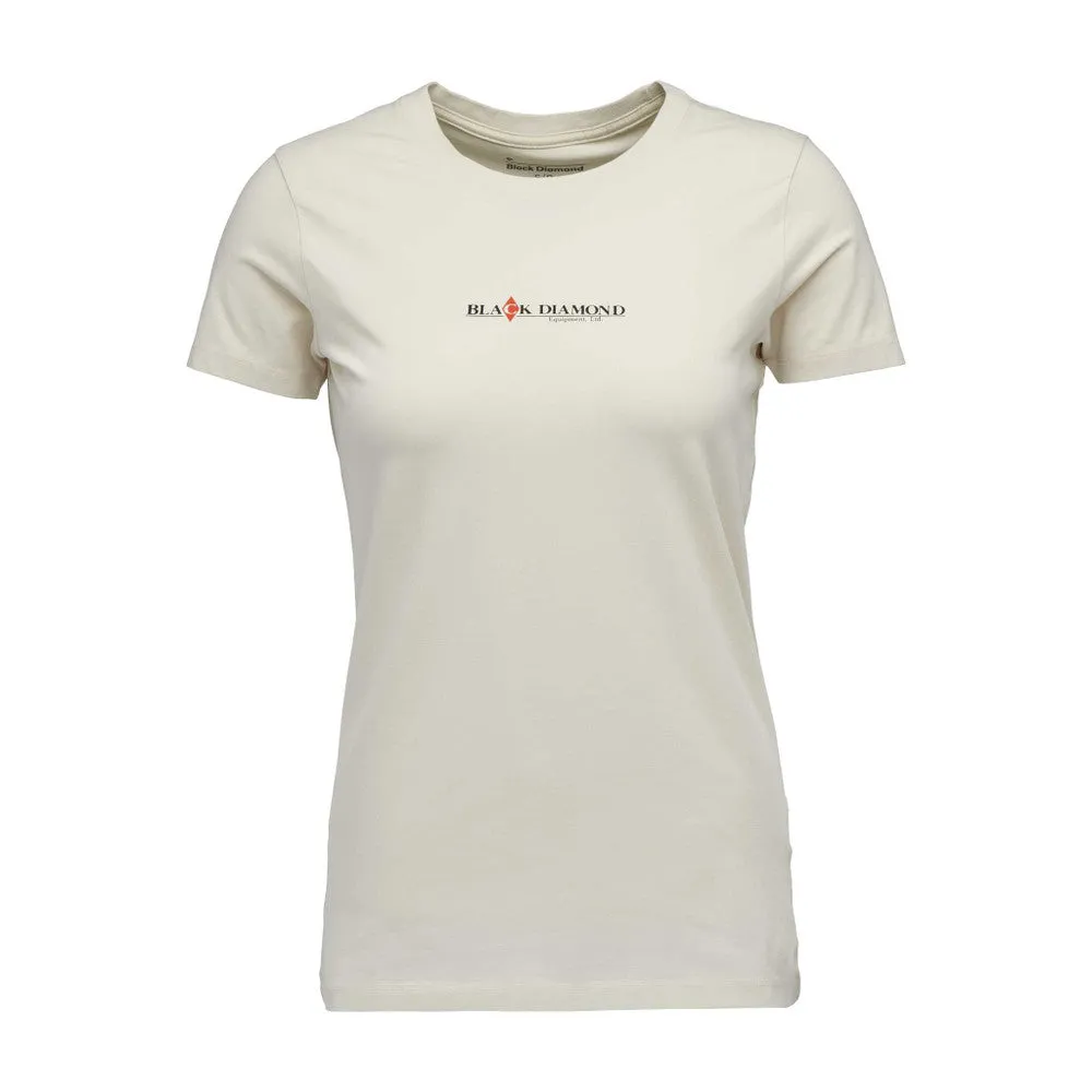 T-Shirt Black Diamond Heritage Wordmark Femmes