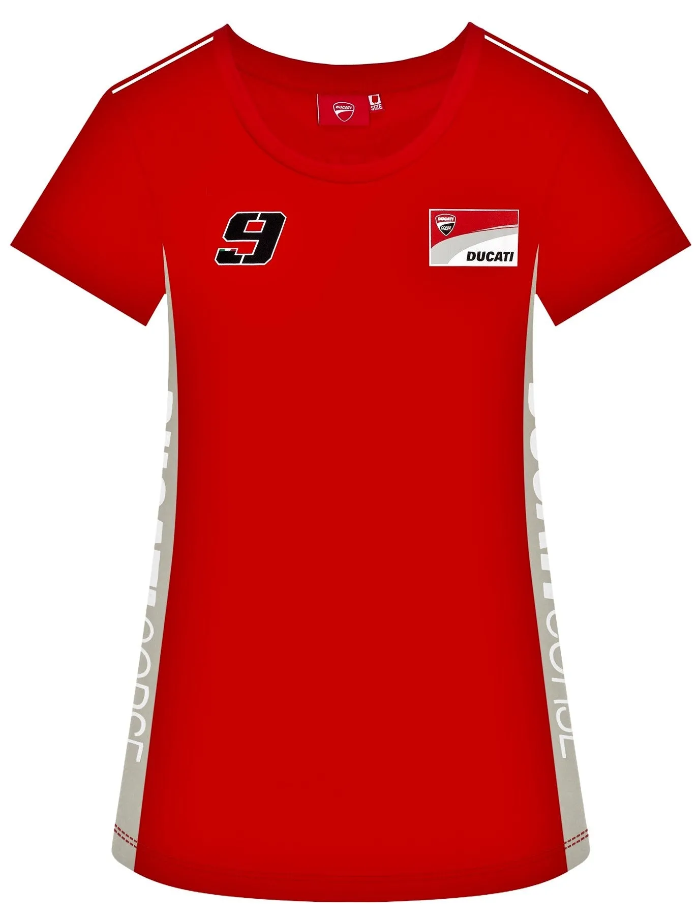 T-SHIRT DUCATI Tee Bike Ladies MotoGP Danilo Petrucci No 9 Motorcycle NEW! XL