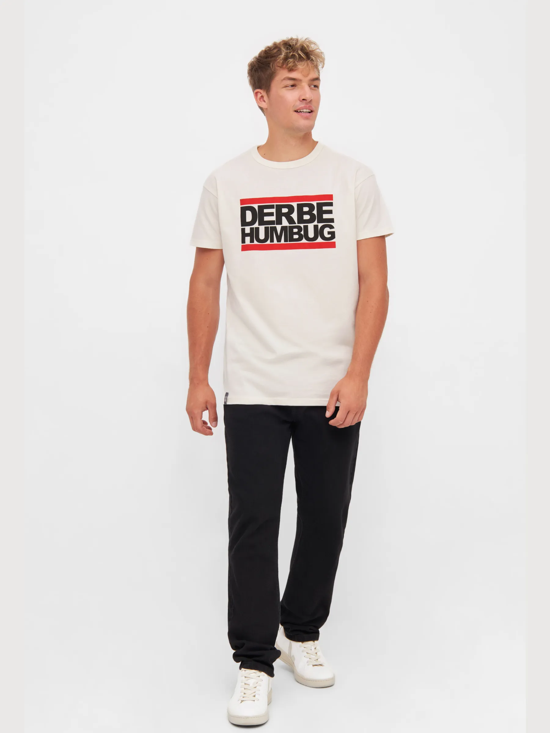 T-Shirt Humburg White Man Cotton | Derbe
