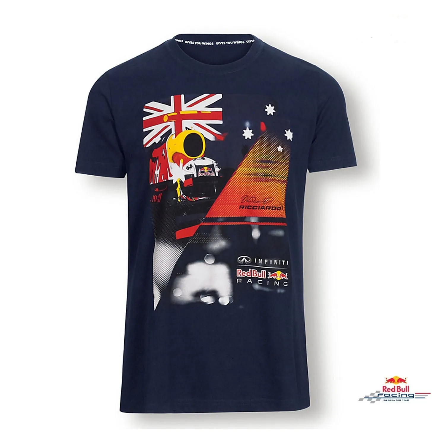 T-SHIRT Kids Infiniti Red Bull Ricciardo Formula One 1 F1 Childrens NEW! 104