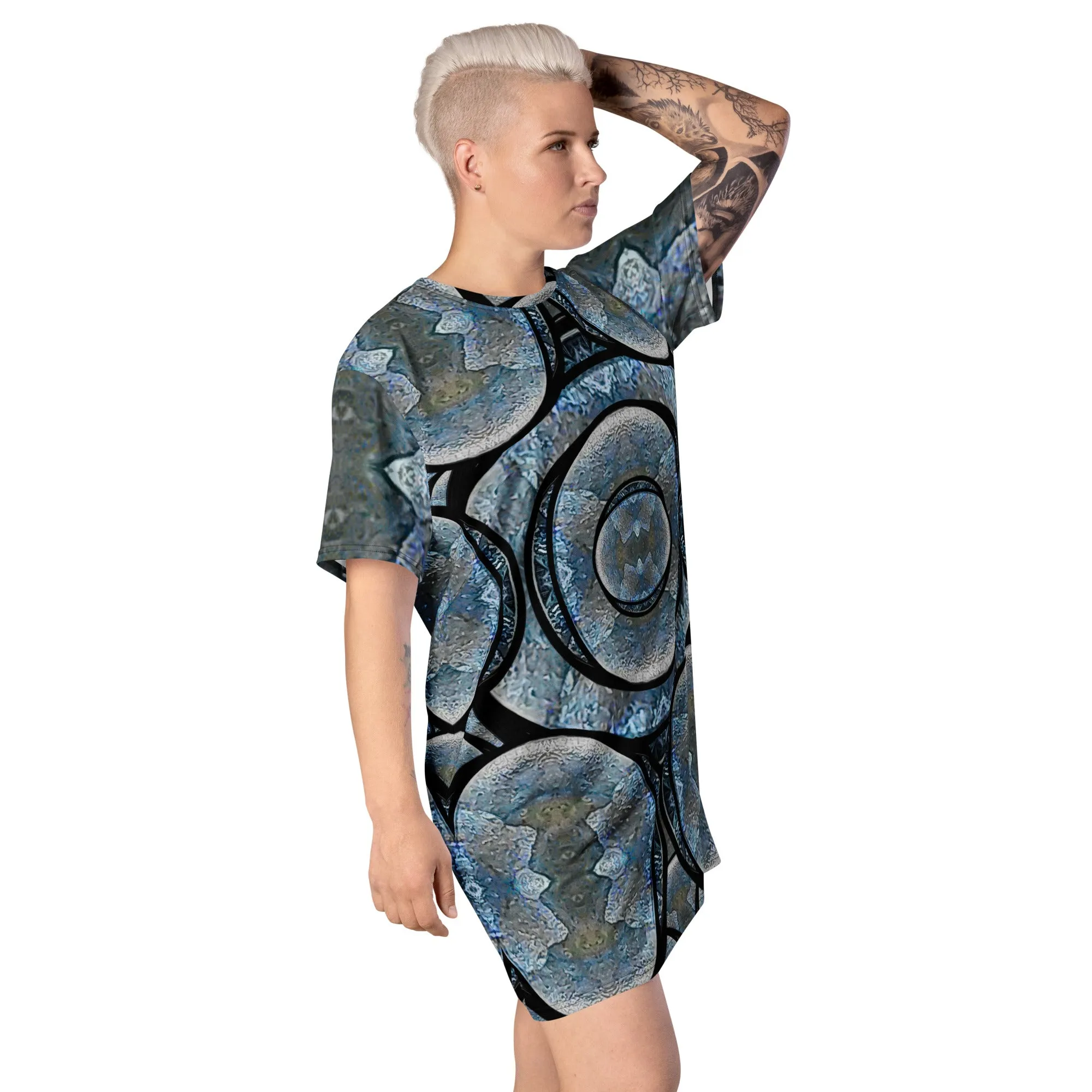 T-Shirt Tunic (Muliebris/Virilis)(Opal Skies Cantus Primus "Lūminōsitās") RJSTHs2024 RJS