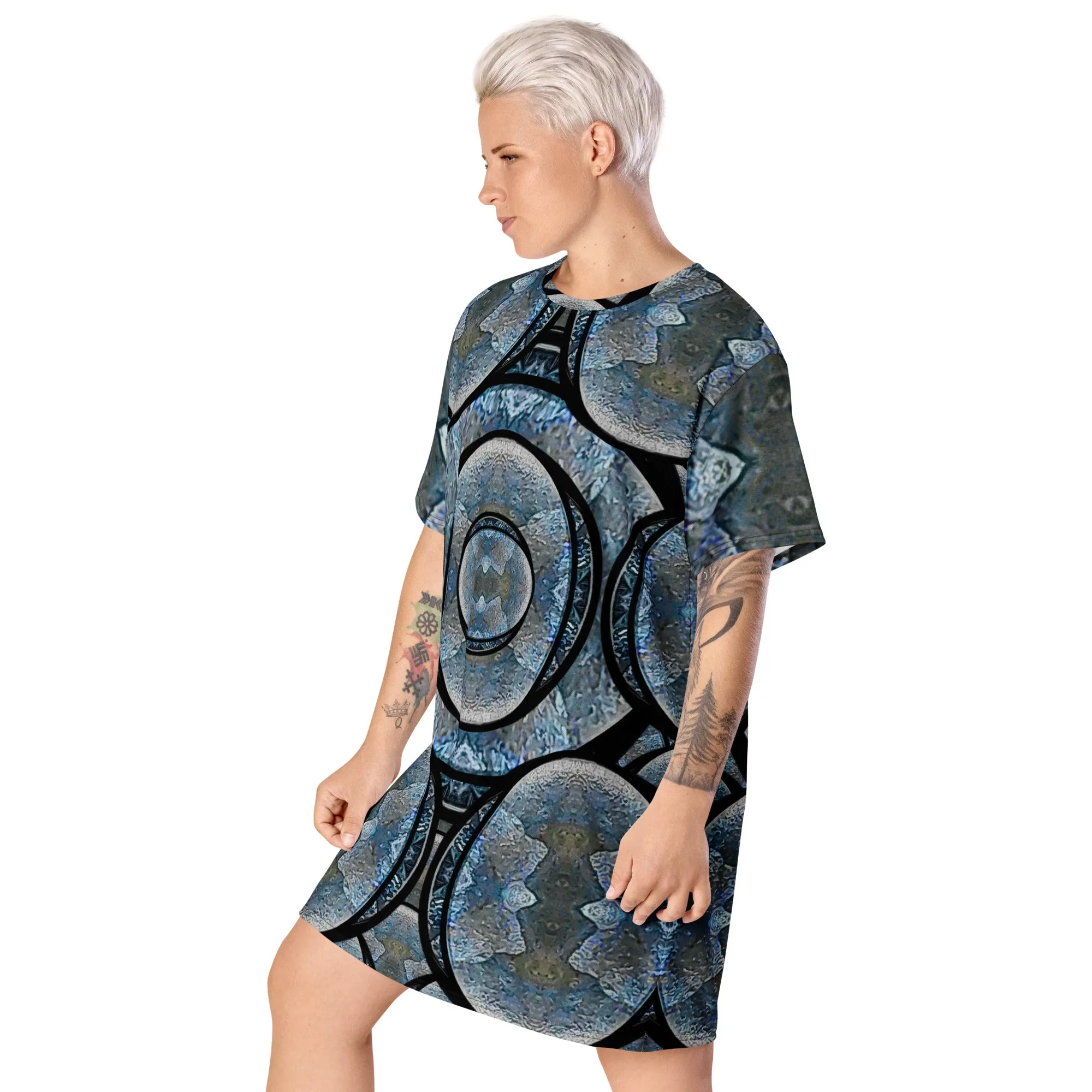 T-Shirt Tunic (Muliebris/Virilis)(Opal Skies Cantus Primus "Lūminōsitās") RJSTHs2024 RJS
