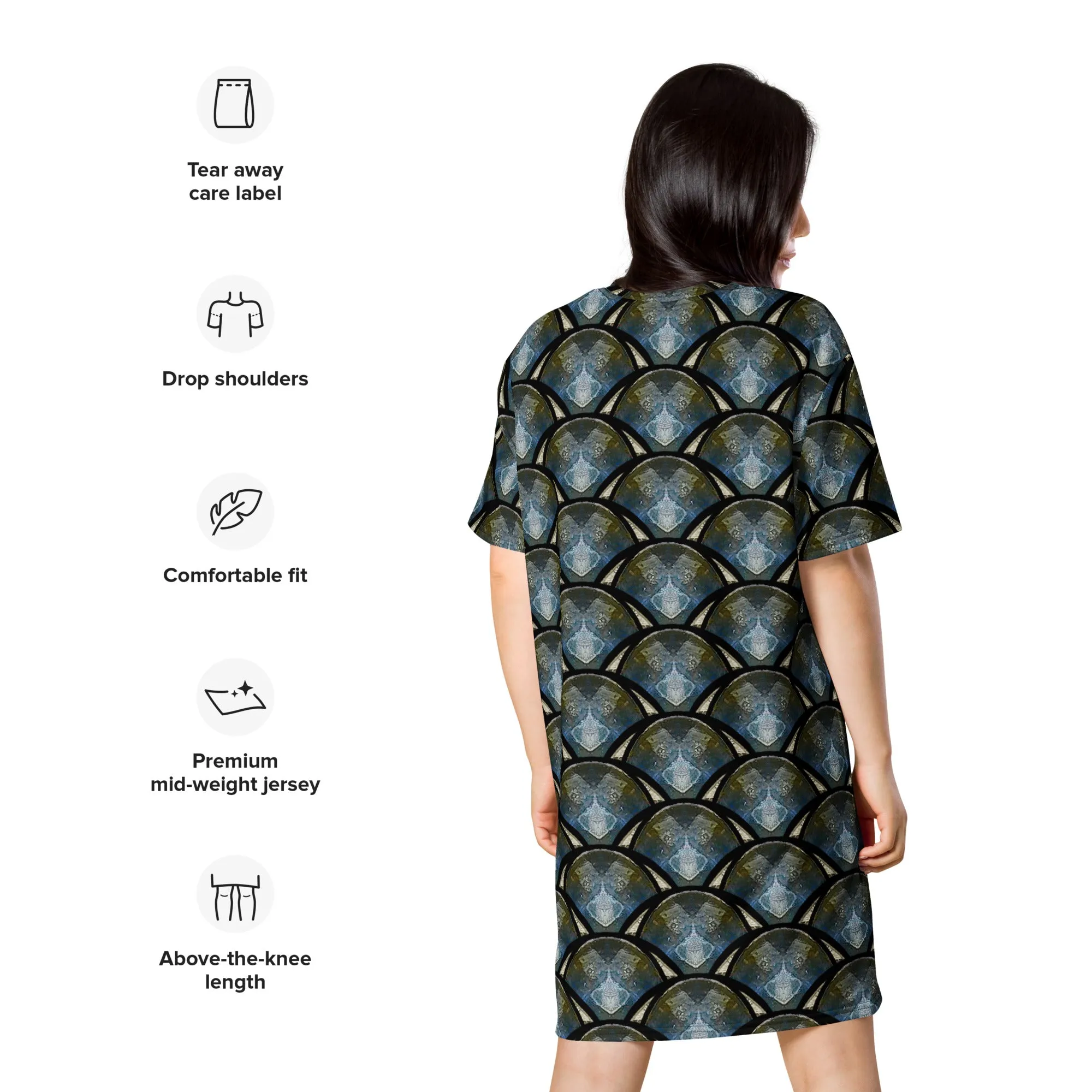 T-Shirt Tunic (Muliebris/Virilis)(Opal Skies Cantus Primus "Lūminōsitās") RJSTHs2024 RJS