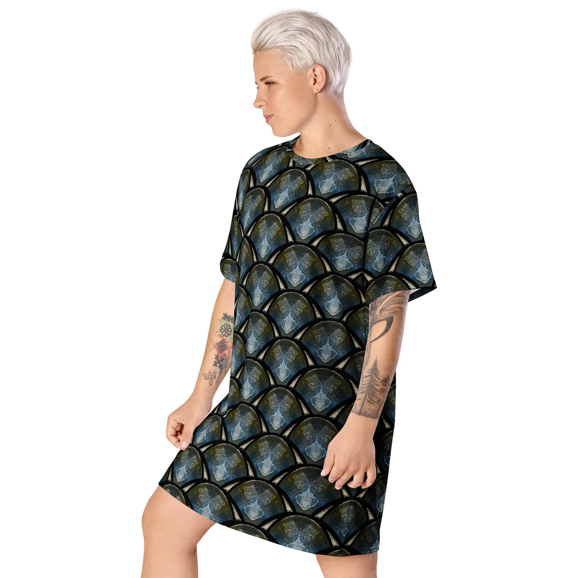 T-Shirt Tunic (Muliebris/Virilis)(Opal Skies Cantus Primus "Lūminōsitās") RJSTHs2024 RJS