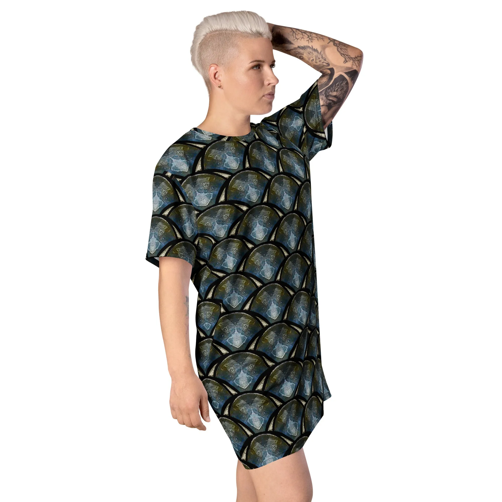 T-Shirt Tunic (Muliebris/Virilis)(Opal Skies Cantus Primus "Lūminōsitās") RJSTHs2024 RJS