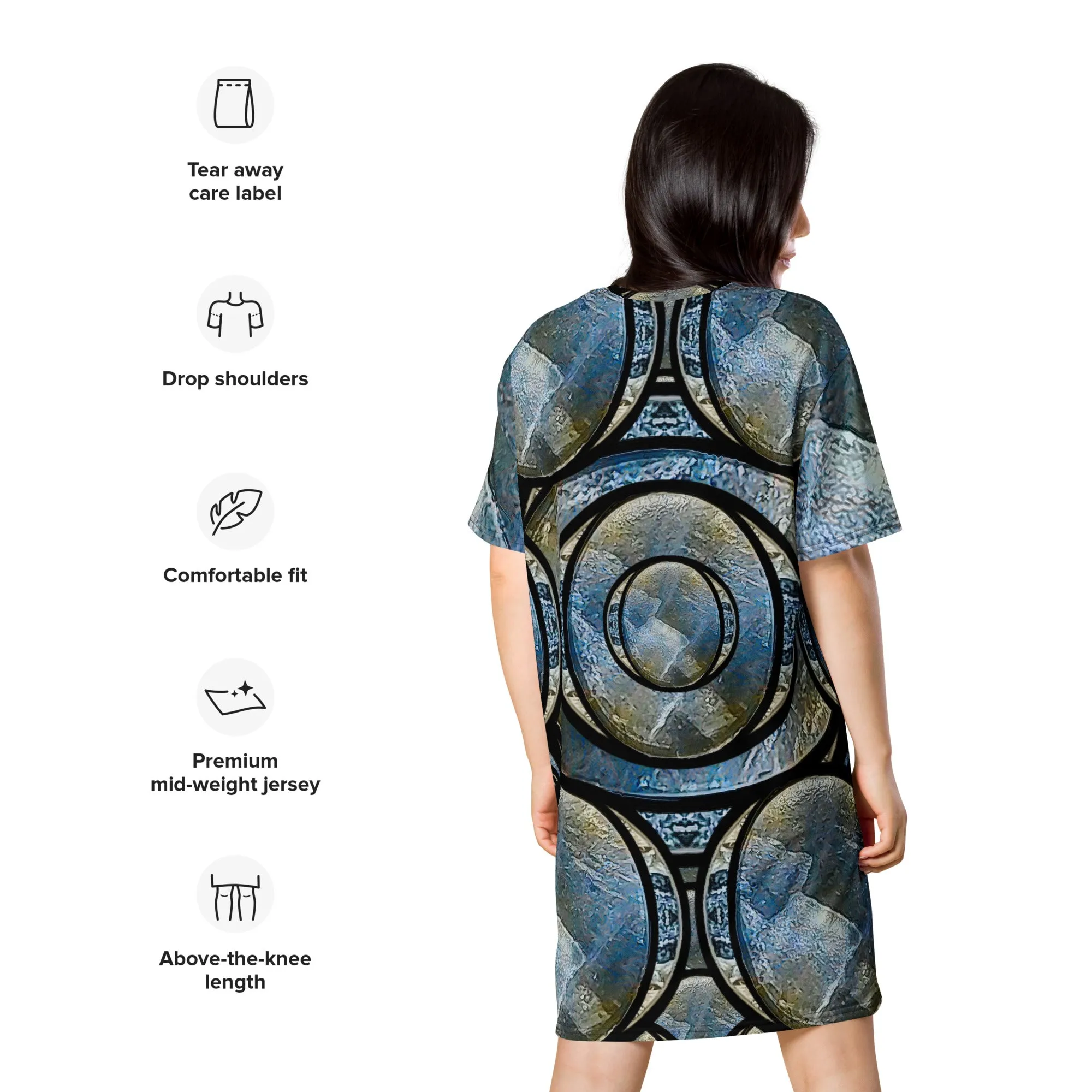 T-Shirt Tunic (Muliebris/Virilis)(Opal Skies Cantus Primus "Lūminōsitās") RJSTHs2024 RJS