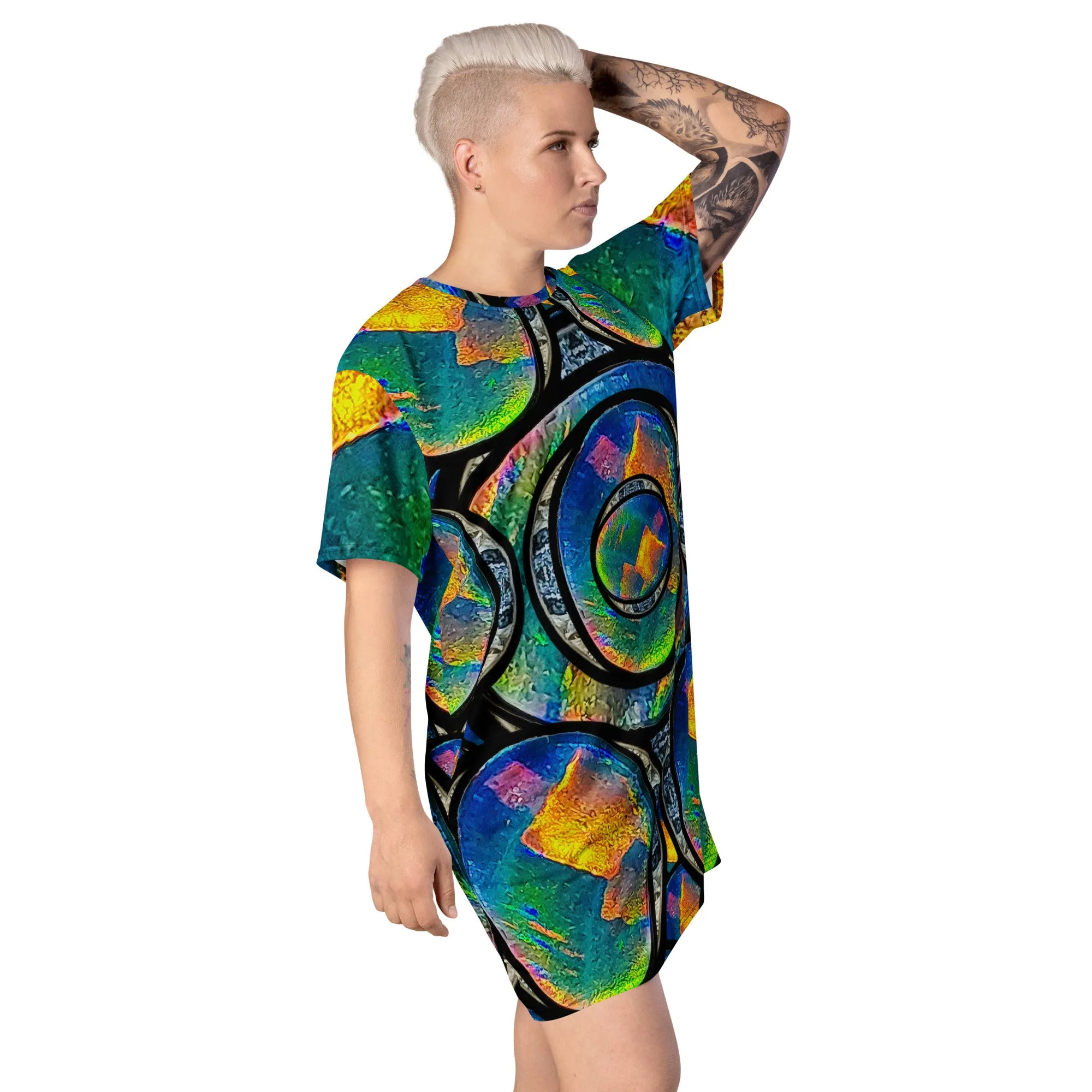 T-Shirt Tunic (Muliebris/Virilis)(Opal Skies Cantus Primus) RJSTHs2024 RJS
