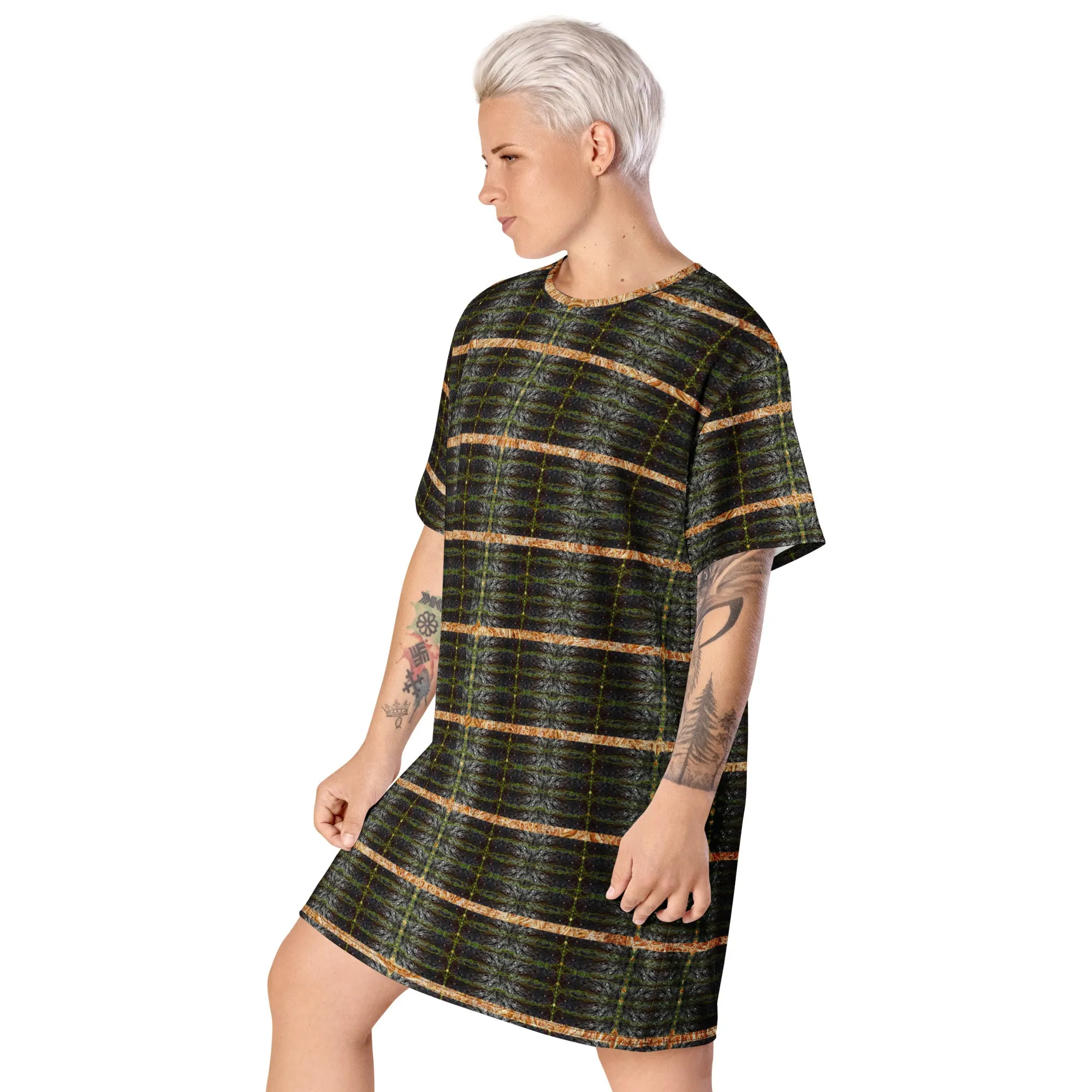 T-Shirt Tunic (Muliebris/Virilis)(Rind#1 Tree Link Ouroboros Smith Fabric) RJSTHs2024 RJS