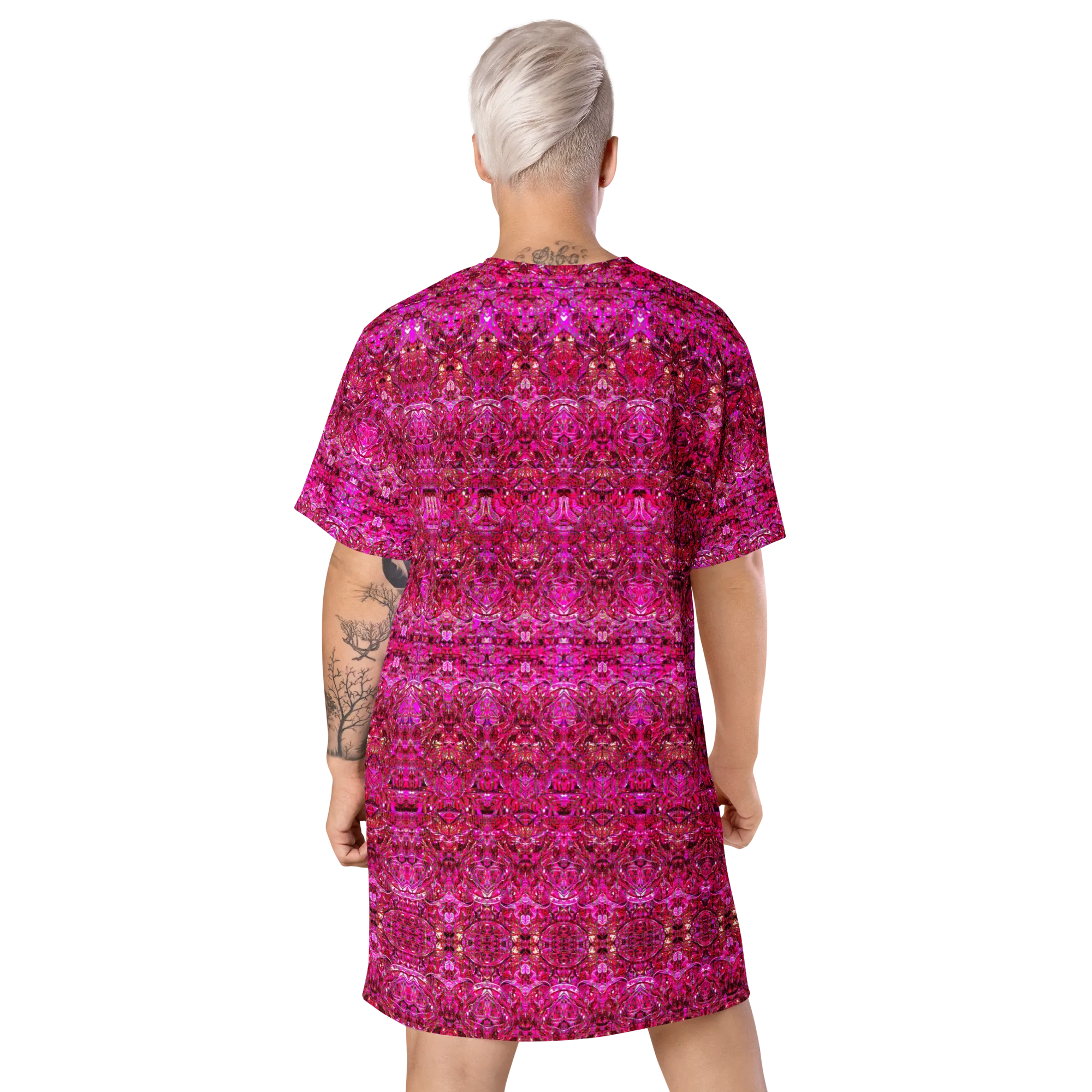T-Shirt Tunic (Muliebris/Virilis)(Samhain Dream Thaw 13 of 15 Tredecim ex Quindecim & Pink Logo) RJSTHW2024 RJS