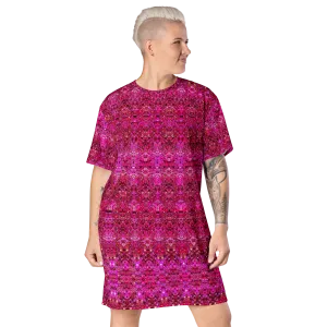 T-Shirt Tunic (Muliebris/Virilis)(Samhain Dream Thaw 13 of 15 Tredecim ex Quindecim & Pink Logo Vertō Supra Infraque) RJSTHW2024 RJS