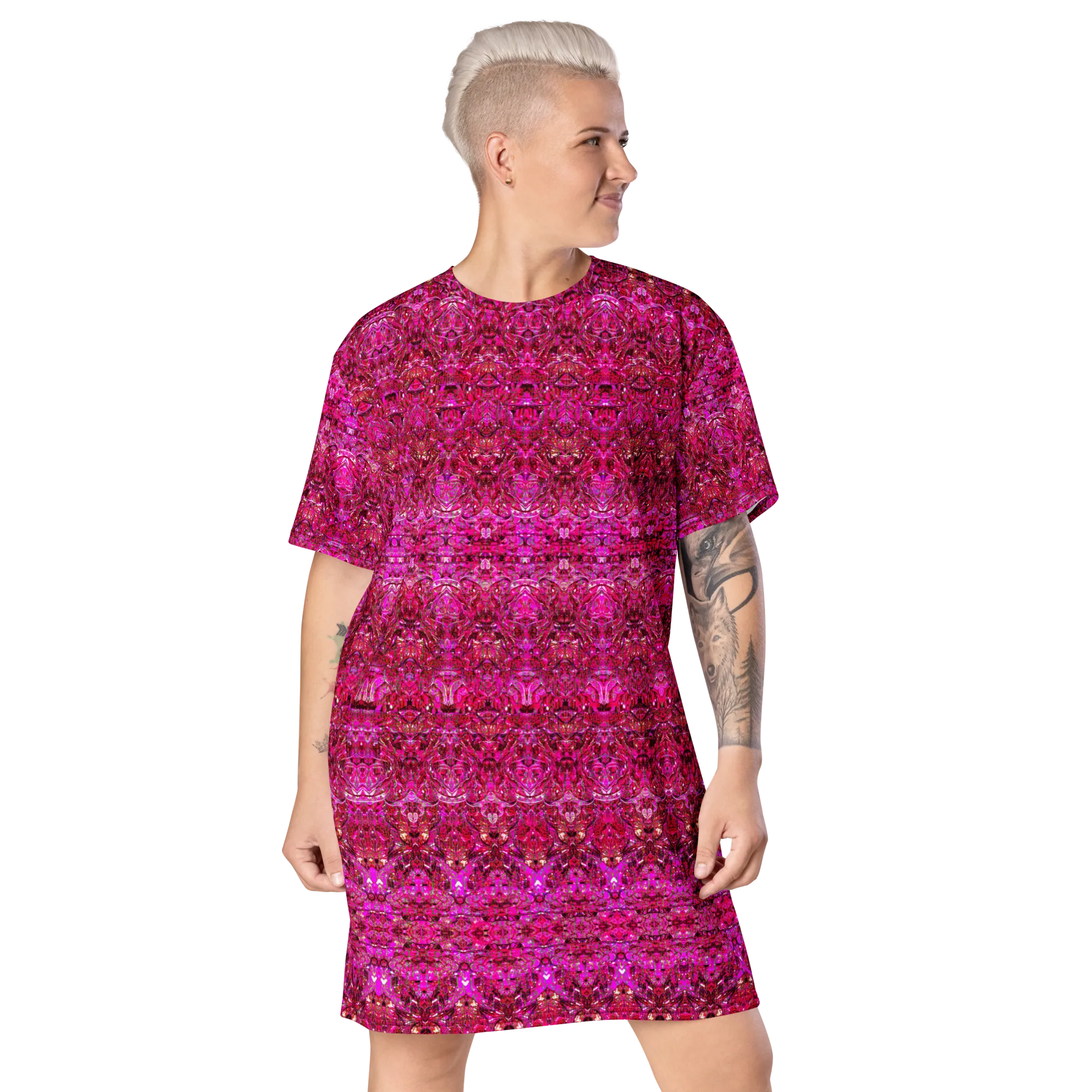 T-Shirt Tunic (Muliebris/Virilis)(Samhain Dream Thaw 13 of 15 Tredecim ex Quindecim & Pink Logo Vertō Supra Infraque) RJSTHW2024 RJS