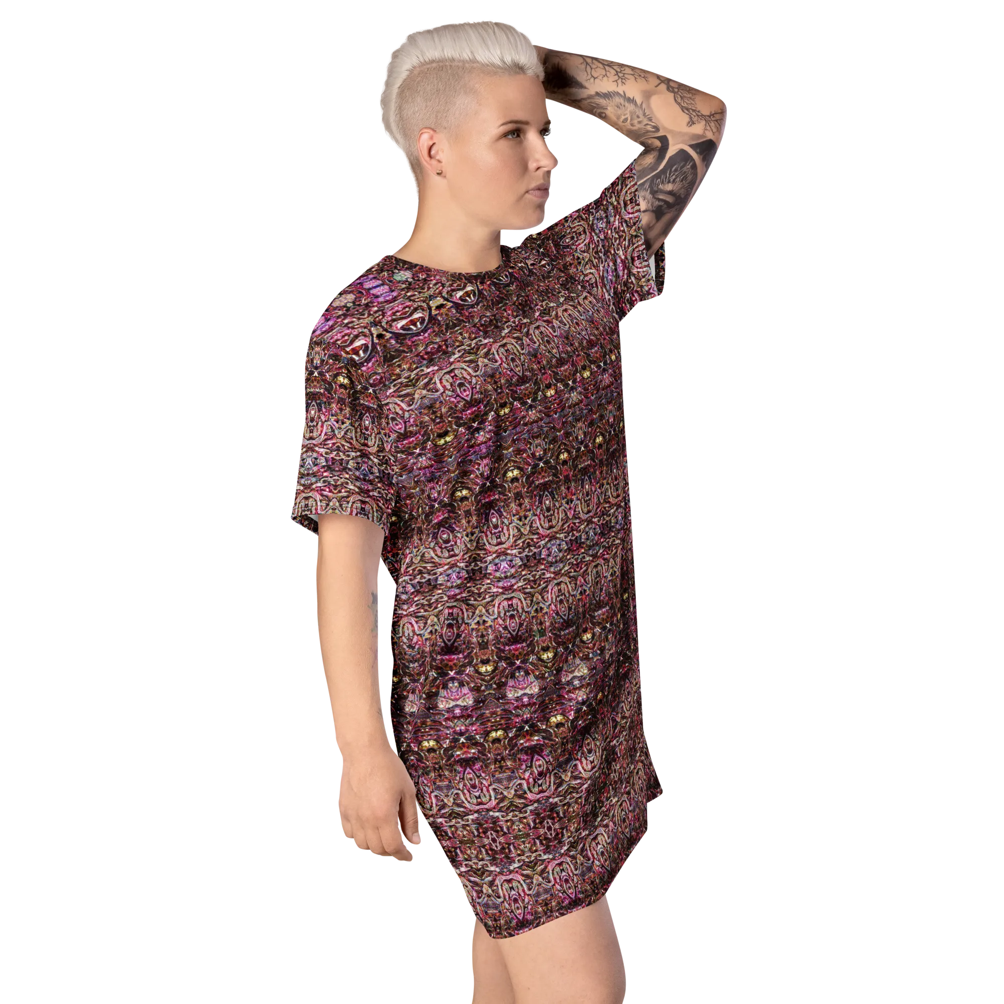 T-Shirt Tunic (Muliebris/Virilis)(Samhain Dream Thaw 14 of 15 Quattuordecim ex Quindecim & Purple Logo) RJSTHW2024 RJS