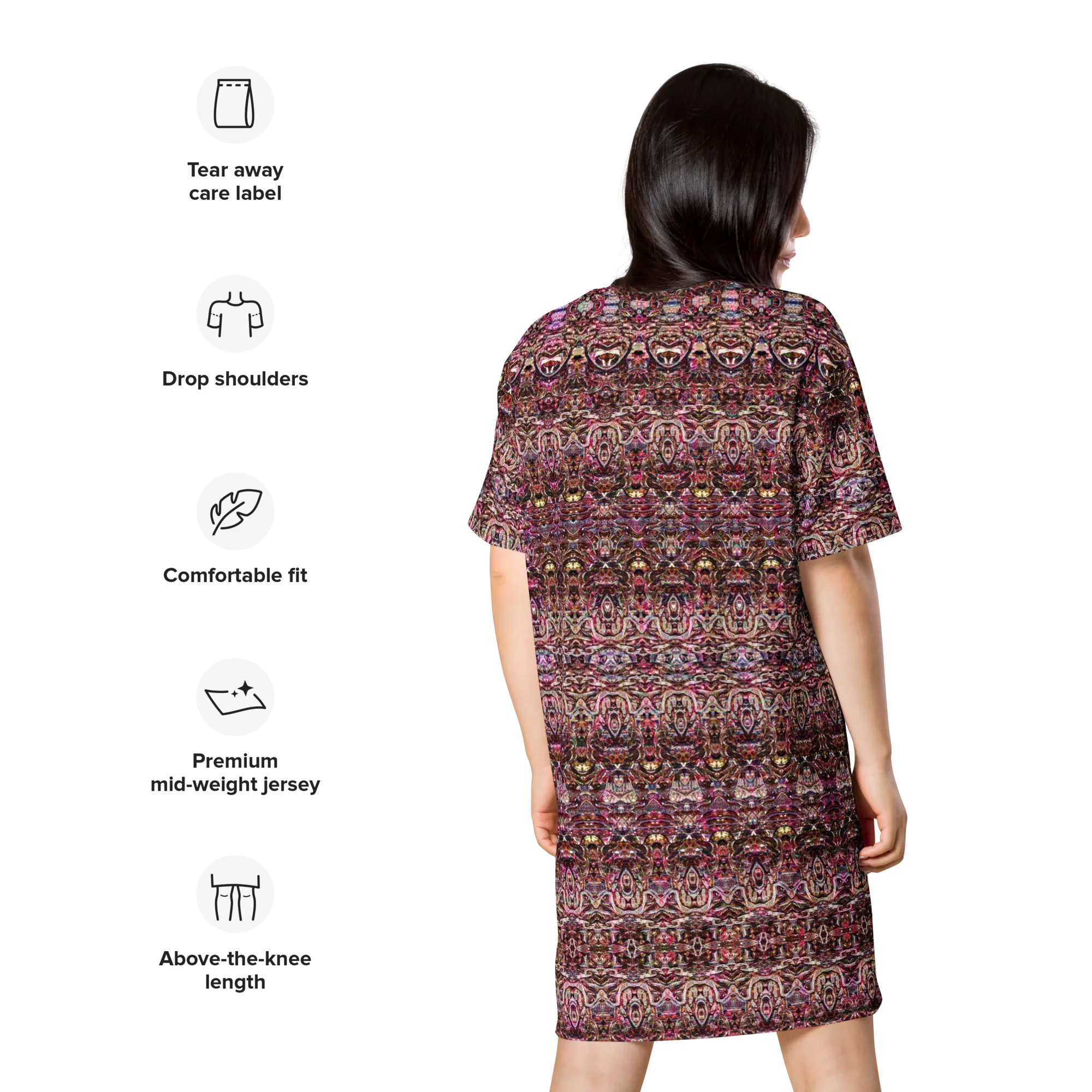 T-Shirt Tunic (Muliebris/Virilis)(Samhain Dream Thaw 14 of 15 Quattuordecim ex Quindecim & Purple Logo) RJSTHW2024 RJS