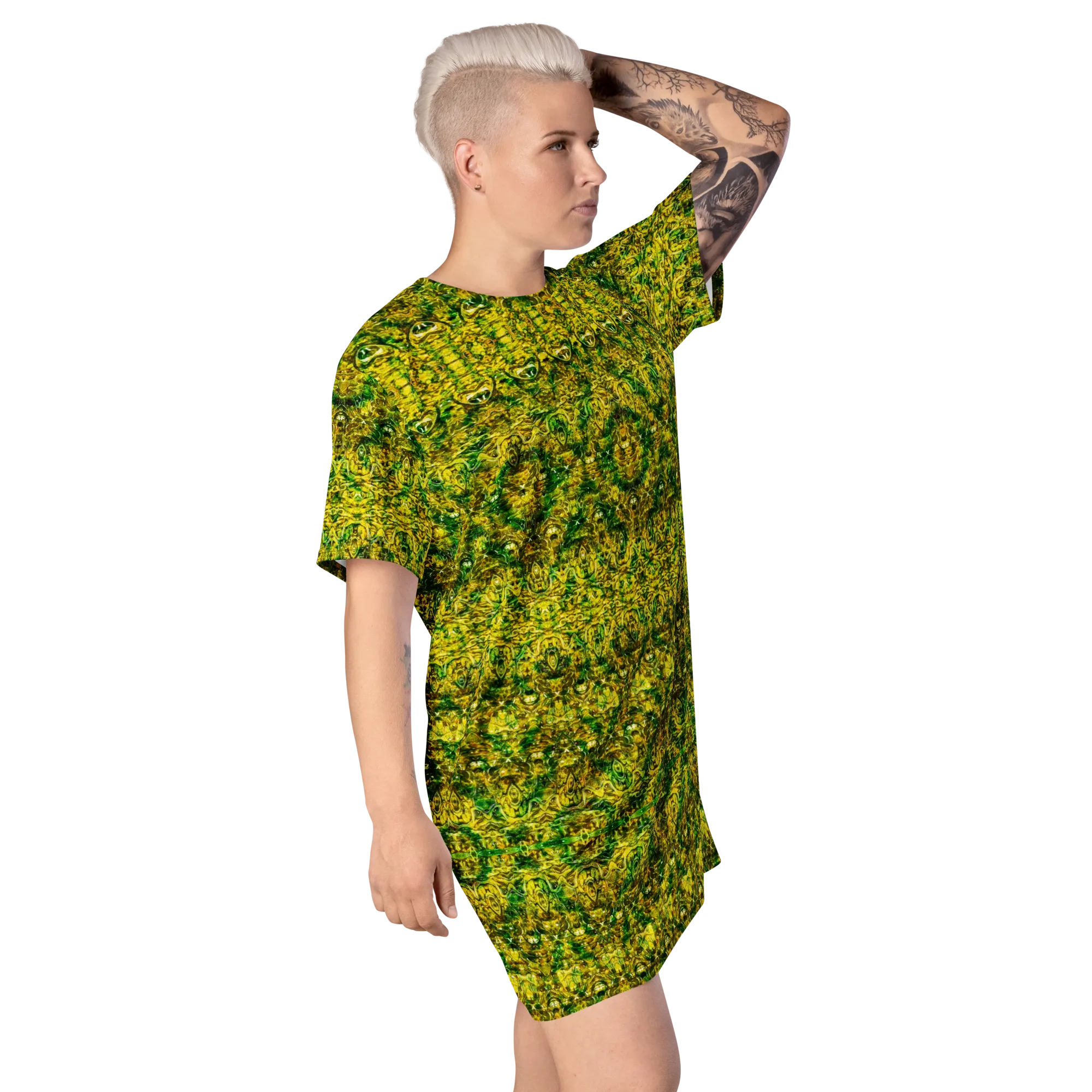 T-Shirt Tunic (Muliebris/Virilis)(Samhain Dreams of Jade 14 of 15 Quattuordecim ex Quindecim) RJSTH@Alchemic RJSTHW2024 RJS