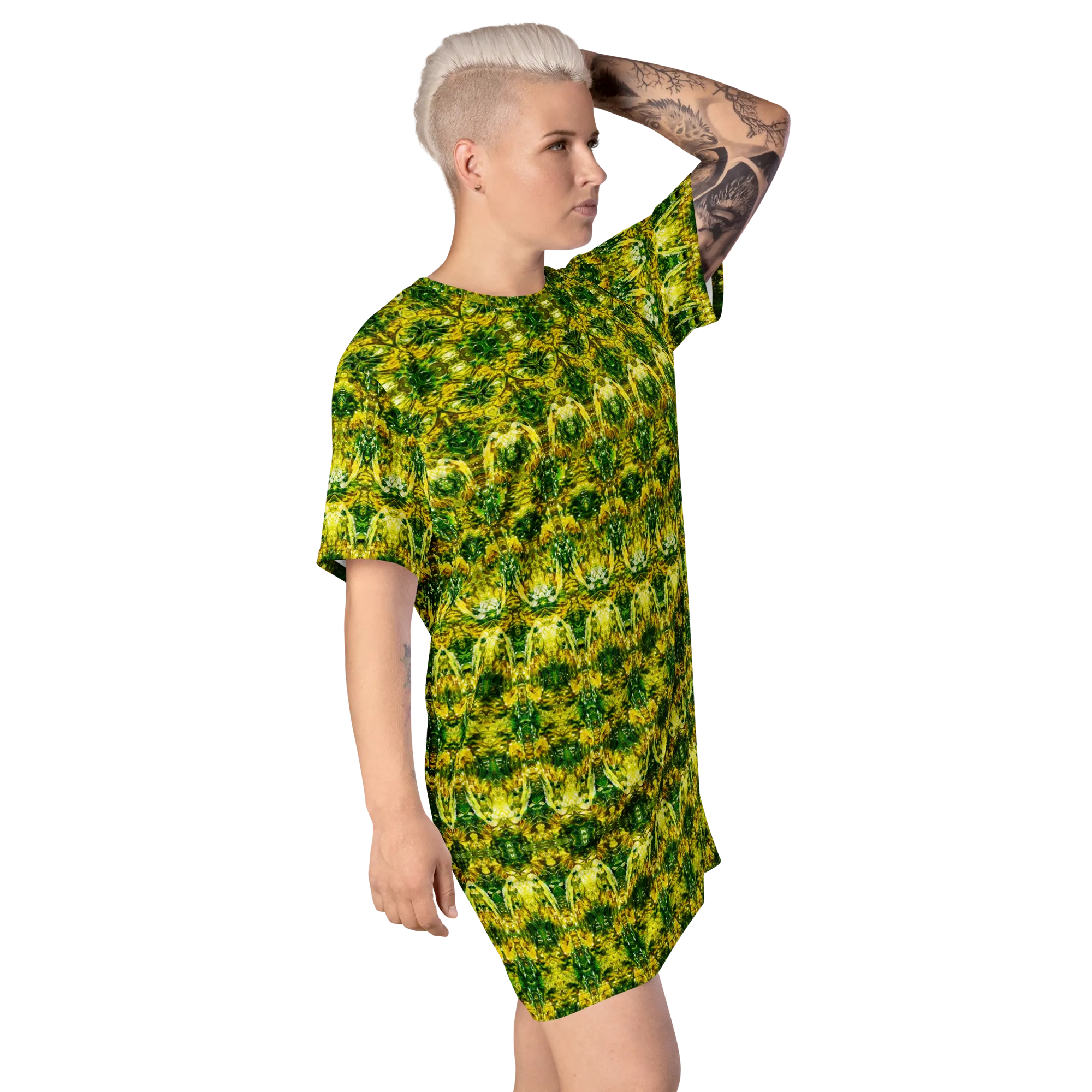 T-Shirt Tunic (Muliebris/Virilis)(Samhain Dreams of Jade 4 of 15 Quattuor ex Quindecim) RJSTH@Alchemic RJSTHw2024 RJS