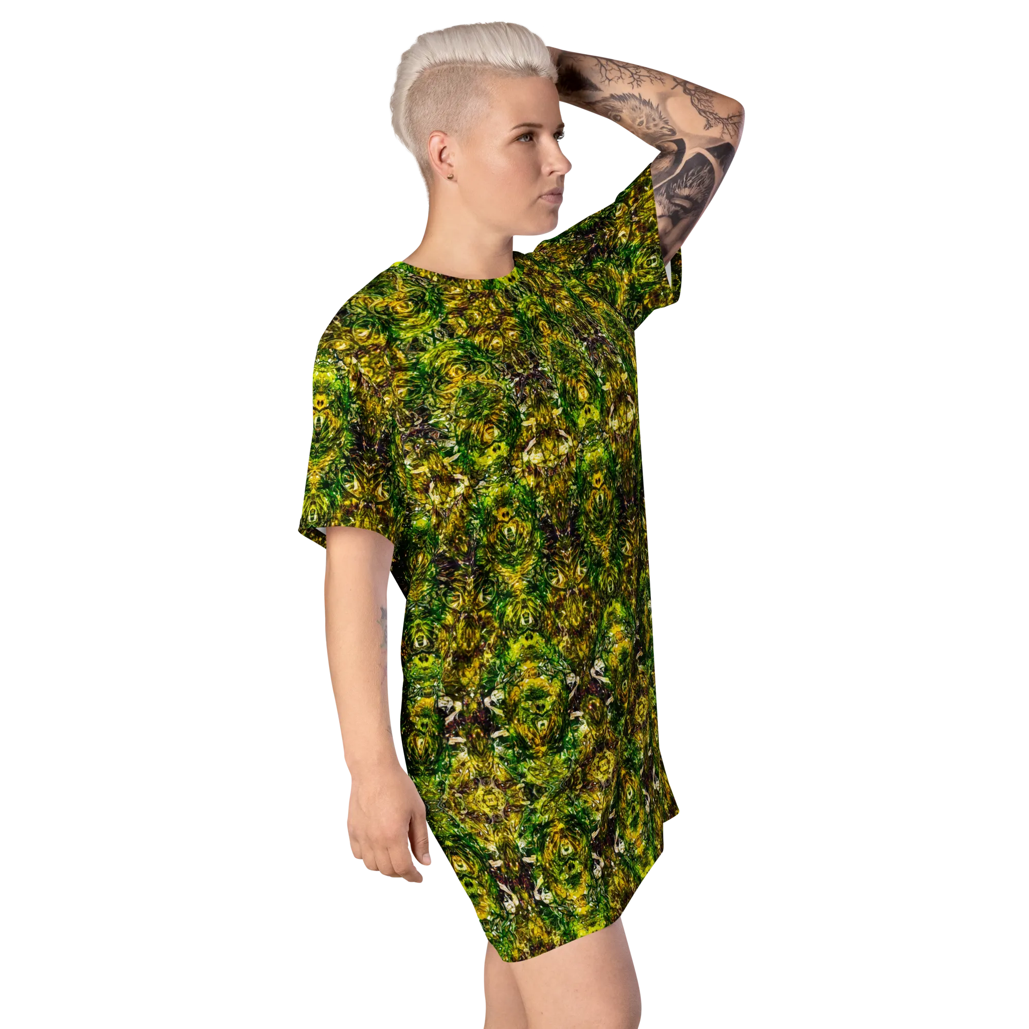 T-Shirt Tunic (Muliebris/Virilis)(Samhain Dreams of Jade 7 of 5 Septem ex Quindecim) RJSTH@Alchemic RJSTHW2024 RJS