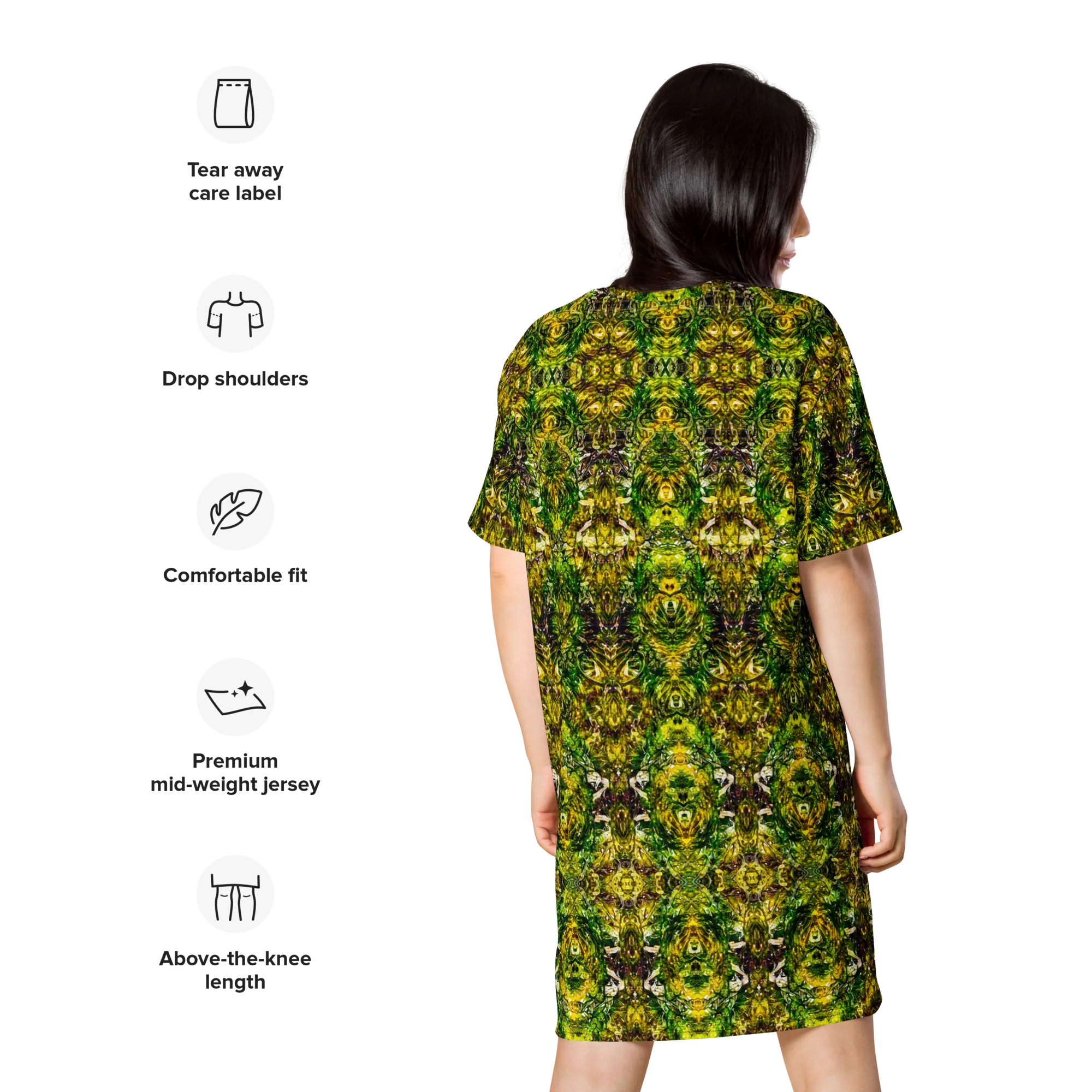 T-Shirt Tunic (Muliebris/Virilis)(Samhain Dreams of Jade 7 of 5 Septem ex Quindecim) RJSTH@Alchemic RJSTHW2024 RJS