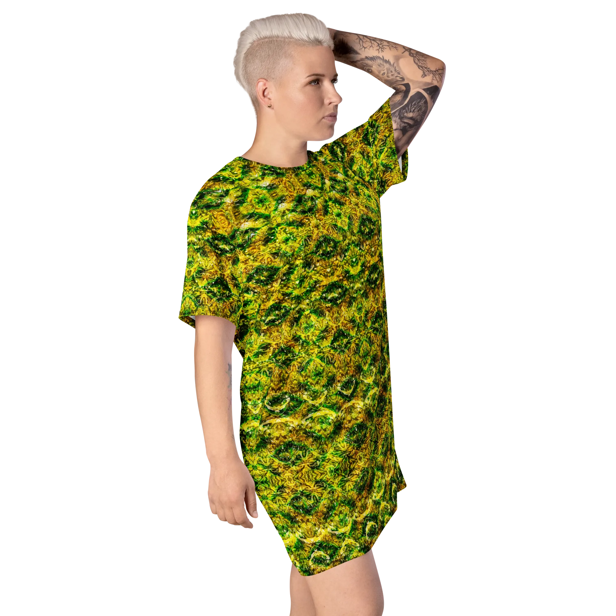 T-Shirt Tunic (Muliebris/Virilis)(Samhain Dreams of Jade 9 of 15 Novem ex Quindecim) RJSTH@Alchemic RJSTHW2024 RJS