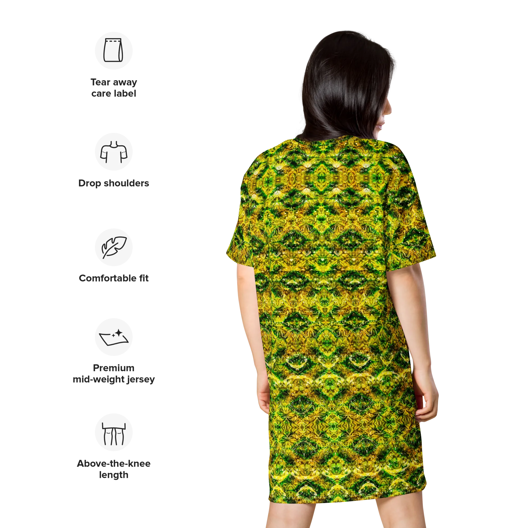T-Shirt Tunic (Muliebris/Virilis)(Samhain Dreams of Jade 9 of 15 Novem ex Quindecim) RJSTH@Alchemic RJSTHW2024 RJS