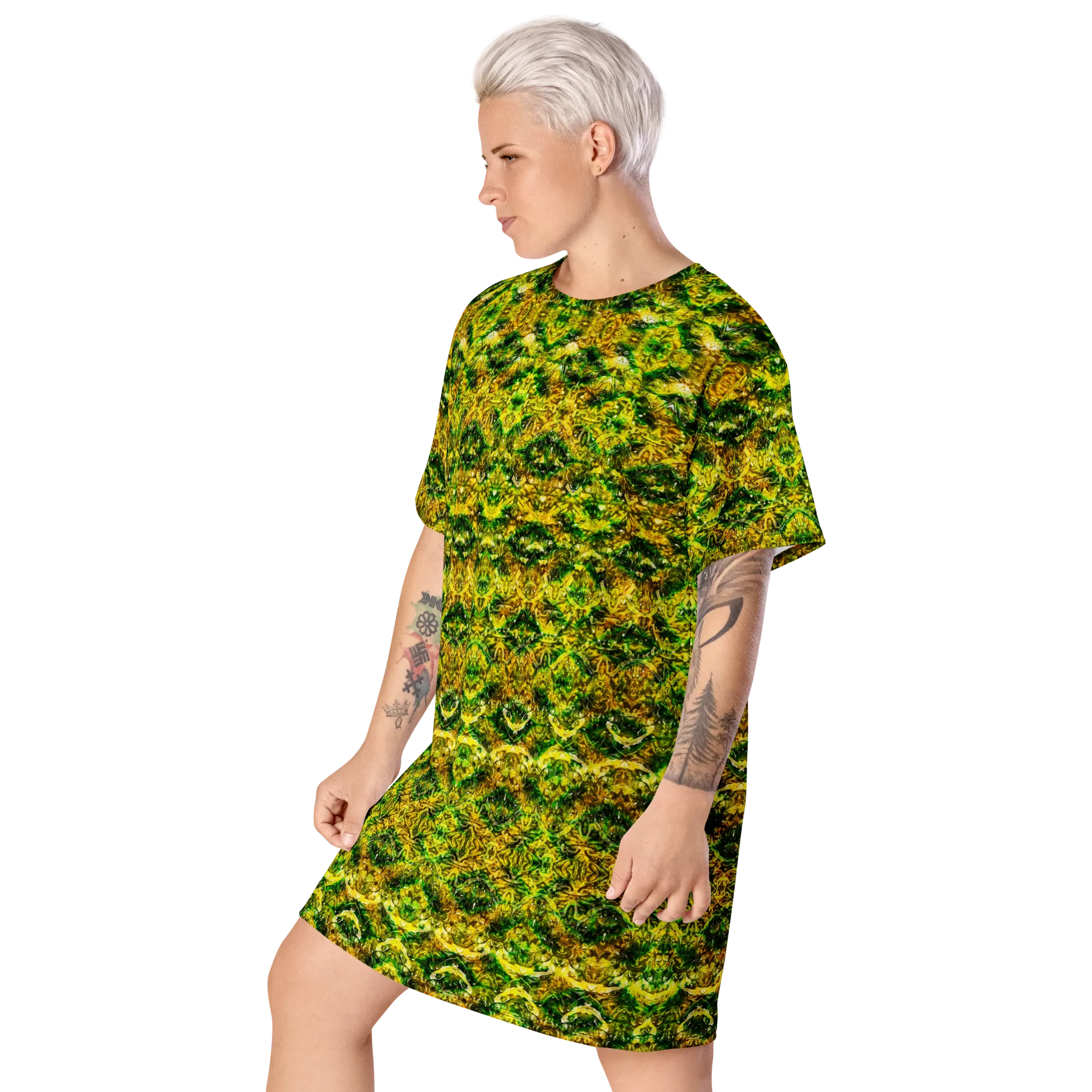 T-Shirt Tunic (Muliebris/Virilis)(Samhain Dreams of Jade 9 of 15 Novem ex Quindecim) RJSTH@Alchemic RJSTHW2024 RJS