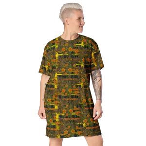 T-Shirt Tunic (Muliebris/Virilis)(Tree Link WindSong Flower) RJSTH@Fabric#1 RJSTHW2024 RJS