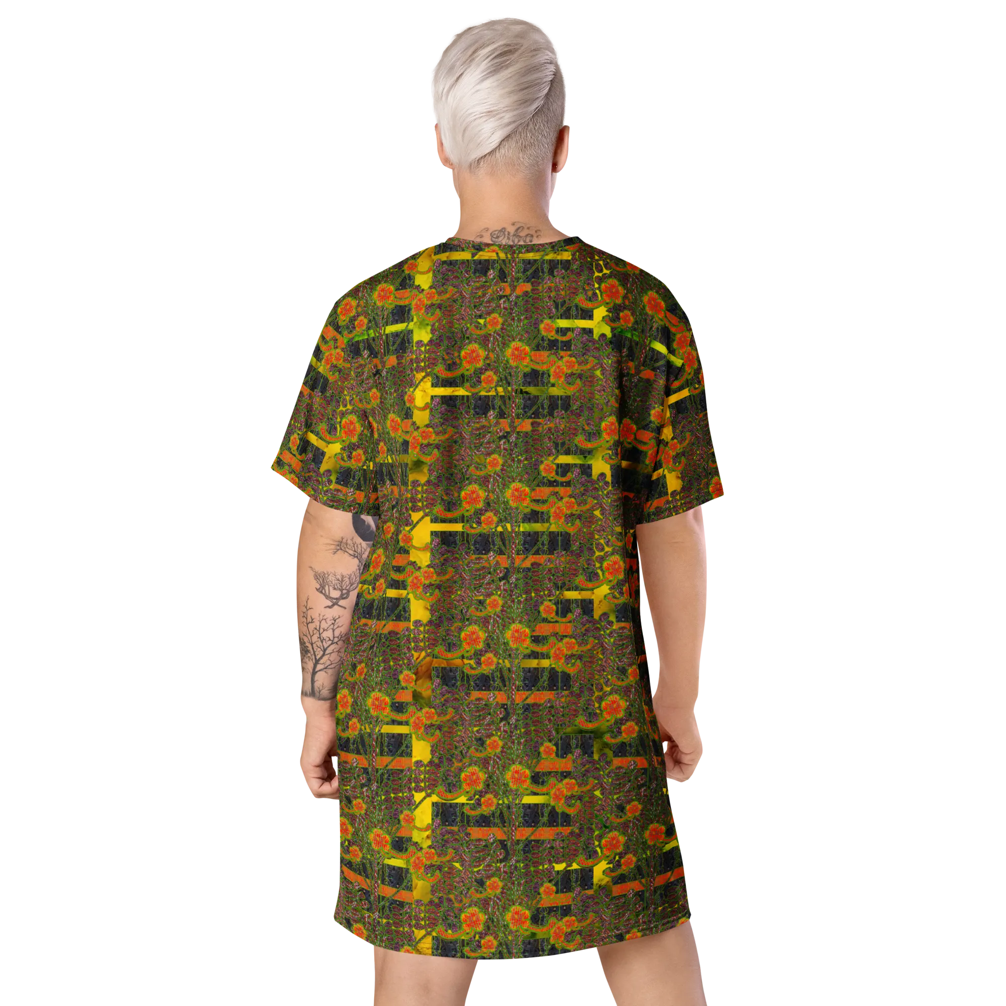 T-Shirt Tunic (Muliebris/Virilis)(Tree Link WindSong Flower) RJSTH@Fabric#1 RJSTHW2024 RJS