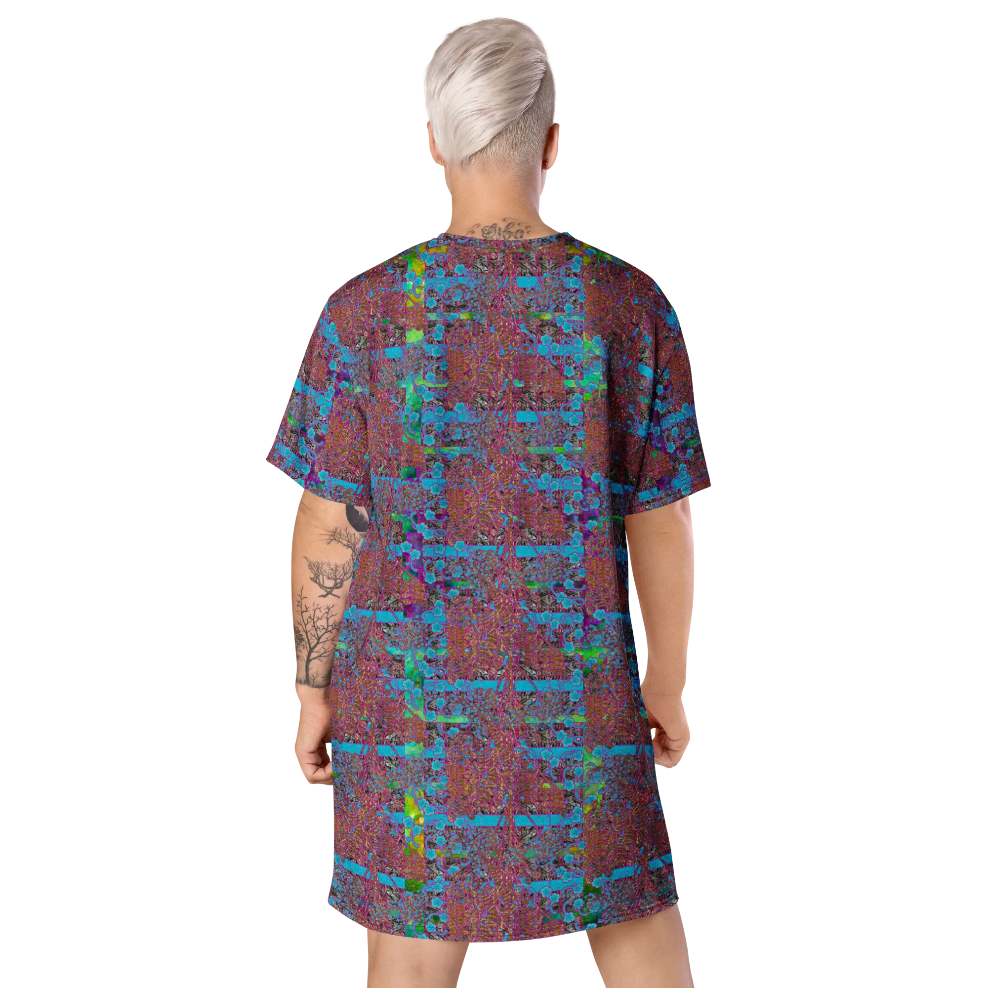 T-Shirt Tunic (Muliebris/Virilis)(Tree Link WindSong Flower) RJSTH@Fabric#11 RJSTHW2024 RJS