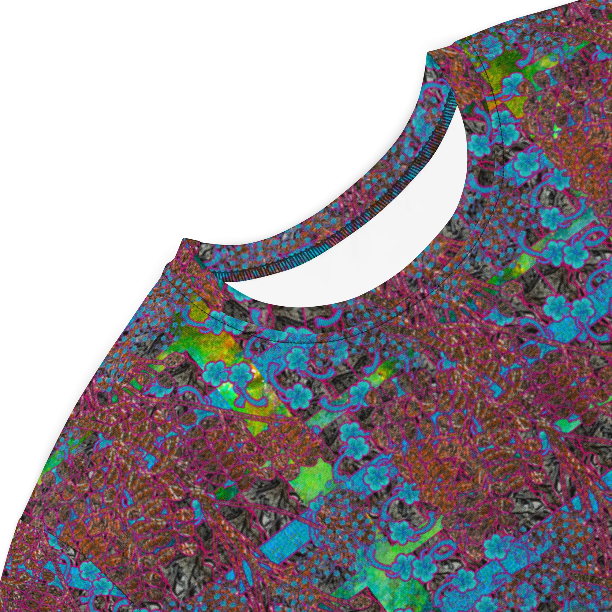T-Shirt Tunic (Muliebris/Virilis)(Tree Link WindSong Flower) RJSTH@Fabric#11 RJSTHW2024 RJS