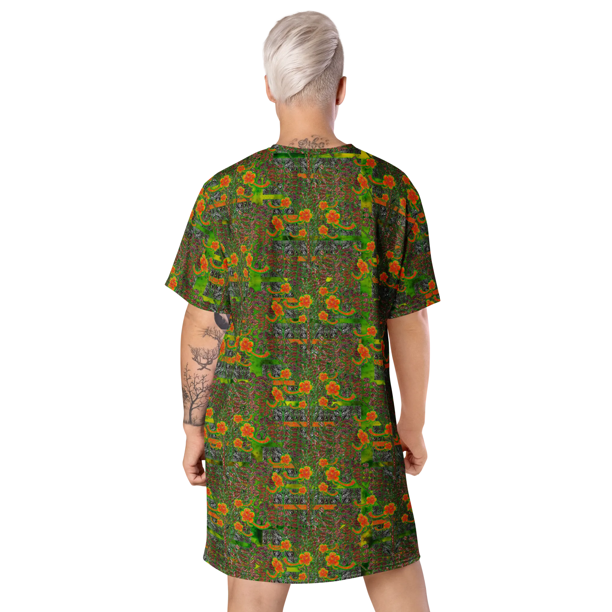T-Shirt Tunic (Muliebris/Virilis)(Tree Link WindSong Flower) RJSTH@Fabric#3 RJSTHW2024 RJS